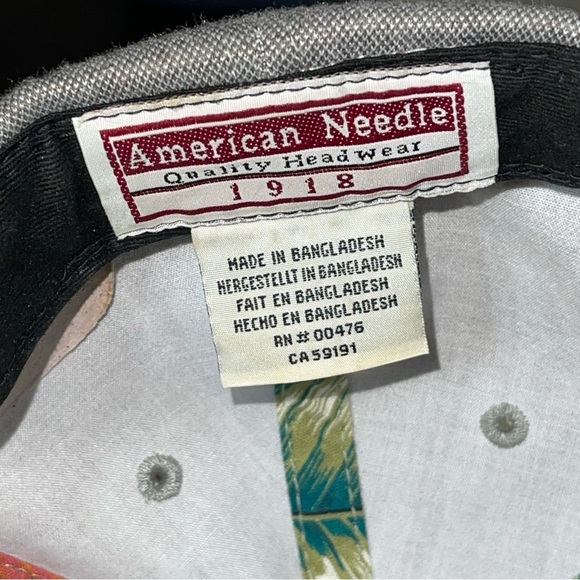 American Needle Limited Edition Palm Floral Los Angeles Angels Adjustable Hat - Picture 7 of 9